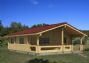 prefab holiday wooden house/log cabin